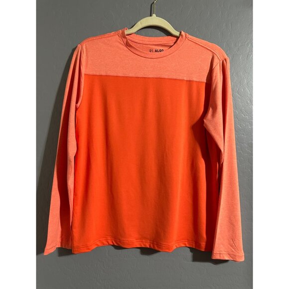 01. Algo Boys Quick Dry Performance Long Sleeve Size L 12/14 NWOT - Picture 1 of 5